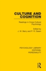 Image for Culture and Cognition