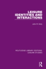 Image for Leisure Identities and Interactions