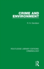 Image for Crime and Environment