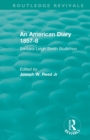 Image for An american diary 1857-8  : Barbara Leigh Smith Bodichon