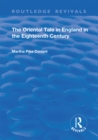 Image for The oriental tale in England in the eighteenth century