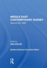 Image for Middle East Contemporary Survey, Volume Xvi, 1992
