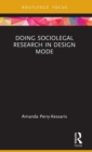 Image for Doing Sociolegal Research in Design Mode