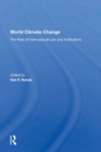 Image for World climate change  : the role of international law and institutions