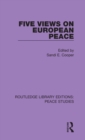 Image for Five Views on European Peace