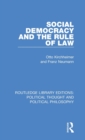 Image for Social Democracy and the Rule of Law