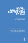 Image for Social Democracy and the Rule of Law