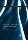 Image for From Olympic Administration to Olympic Governance