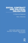 Image for Social Contract and Political Obligation