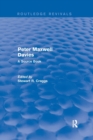 Image for Peter Maxwell Davies  : a source book
