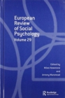 Image for European Review of Social Psychology: Volume 29