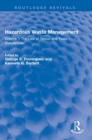 Image for Hazardous waste managementVolume 1,: The law of toxics and toxic substances