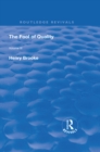 Image for The Fool of Quality