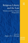 Image for Religious liberty and the law  : theistic and non-theistic perspectives
