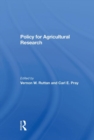 Image for Policy for agricultural research