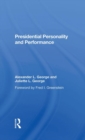 Image for Presidential personality and performance