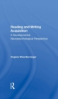 Image for Reading And Writing Acquisition