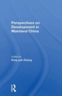 Image for Perspectives On Development In Mainland China