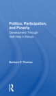 Image for Politics, participation, and poverty  : development through selfhelp in Kenya