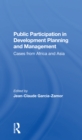 Image for Public Participation In Development Planning And Management