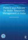 Image for Politics and Policies for Water Resources Management in India