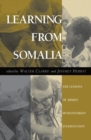 Image for Learning from Somalia  : the lessons of armed humanitarian intervention