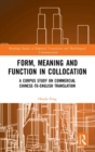 Image for Form, Meaning and Function in Collocation