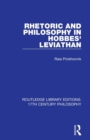 Image for Rhetoric and Philosophy in Hobbes&#39; Leviathan
