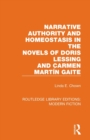 Image for Narrative authority and homeostasis in the novels of Doris Lessing and Carmen Martâin Gaite