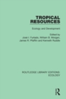 Image for Tropical resources  : ecology and development