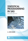 Image for Statistical programming in SAS