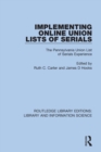 Image for Implementing Online Union Lists of Serials