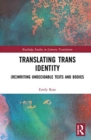Image for Translating Trans Identity