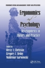 Image for Ergonomics and Psychology : Developments in Theory and Practice