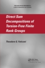 Image for Direct Sum Decompositions of Torsion-Free Finite Rank Groups