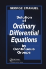 Image for Solution of Ordinary Differential Equations by Continuous Groups