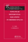 Image for Nonlinear Differential Equations in Ordered Spaces