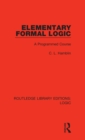 Image for Elementary Formal Logic