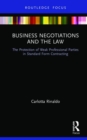 Image for Business Negotiations and the Law