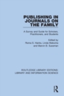 Image for Publishing in journals on the family  : essays on publishing