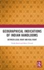 Image for Geographical indications of Indian handlooms  : between legal right and real right