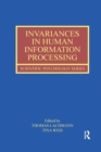 Image for Invariances in Human Information Processing