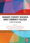 Image for Graduate Students’ Research about Community Colleges
