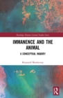 Image for Immanence and the Animal