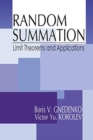 Image for Random summation  : limit theorems and applications