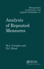 Image for Analysis of Repeated Measures
