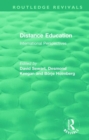 Image for Distance education  : international perspectives
