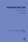 Image for Knowing Better