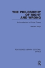 Image for The philosophy of right and wrong