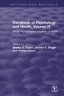 Image for Handbook of Psychology and Health, Volume IV